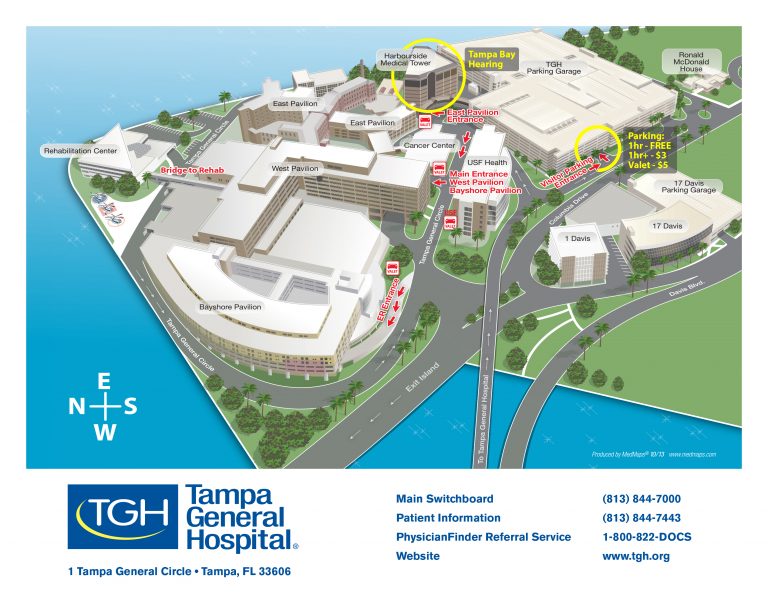 Harbourside Medical Tower Parking Information and Campus Map Tampa